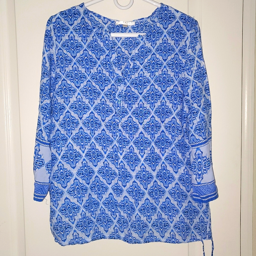 Kenar large Tie Waist Blouse